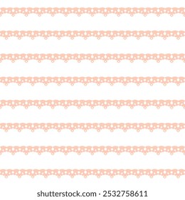 Patrón sin costuras con patrón de encaje. Ilustración vectorial.