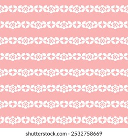 Seamless pattern with lace pattern. Vector illustration.