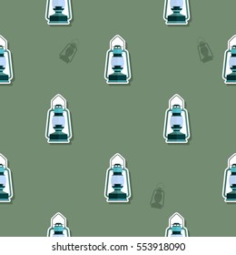 seamless pattern with lanterns  