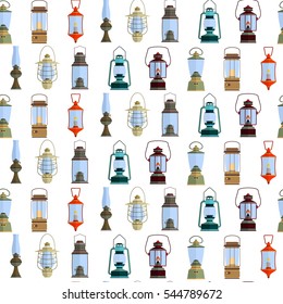 seamless pattern with lanterns for your design