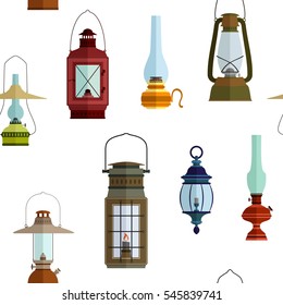 seamless pattern with lanterns for your design