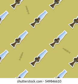 seamless pattern with lanterns for your design