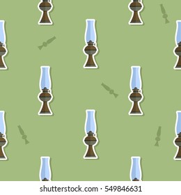 seamless pattern with lanterns for your design