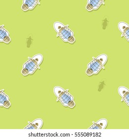 seamless pattern with lanterns for your design