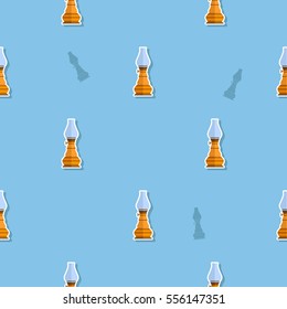 seamless pattern with lanterns for your design