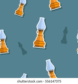 seamless pattern with lanterns for your design