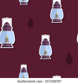 seamless pattern with lanterns for your design