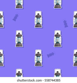 seamless pattern with lanterns for your design