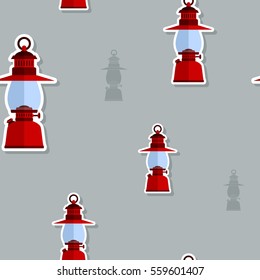seamless pattern with lanterns for your design
