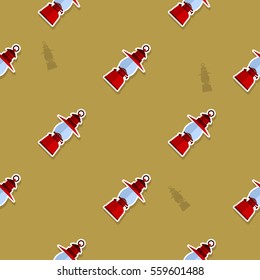 seamless pattern with lanterns for your design