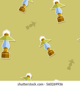 seamless pattern with lanterns for your design