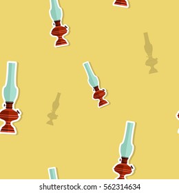 seamless pattern with lanterns for your design