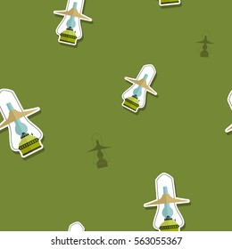 seamless pattern with lanterns for your design