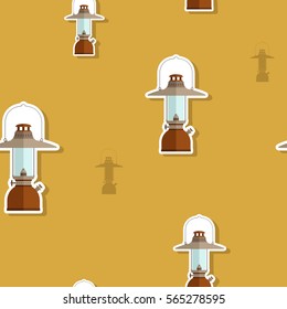 seamless pattern with lanterns for your design