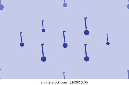 Seamless pattern of large isolated blue gyroscooters. The pattern is divided by a line of elements of lighter tones. Vector illustration on light blue background