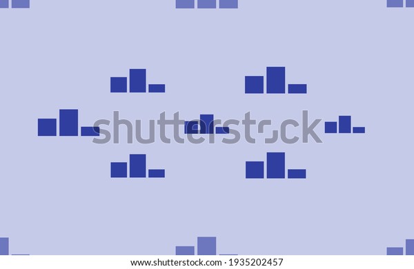Seamless pattern of\
large isolated blue winners podium symbols. The pattern is divided\
by a line of elements of lighter tones. Vector illustration on\
light blue background