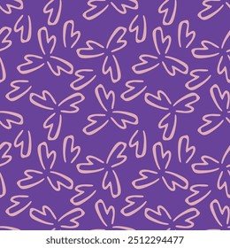 Seamless pattern with large rose hips. Floral print of blossoming pink flowers, leaves on a light background. Vector.