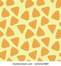 Seamless pattern of latina  american food, mexican food