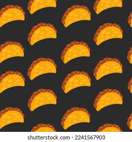 Seamless pattern of latina  american food, mexican food