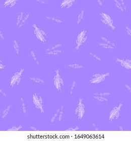 
Seamless pattern with lavender flowers