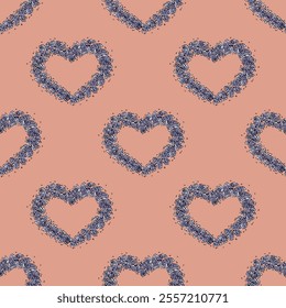 Seamless pattern with lavender flowers for decorative print, wrapping paper, greeting cards, wallpaper and fabric