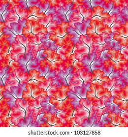 A seamless pattern with leaf