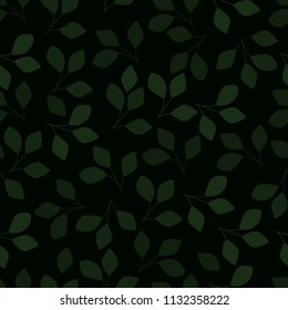 Seamless pattern leaf