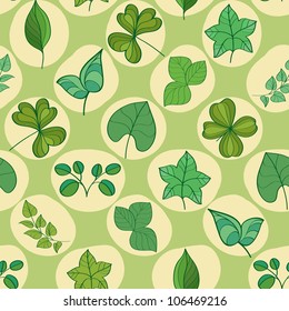 Seamless pattern with leaf, abstract leaf texture, endless background.Seamless pattern can be used for wallpaper, pattern fills, web page background, surface textures.