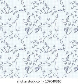 Seamless pattern with leaf, abstract leaf texture, endless background.