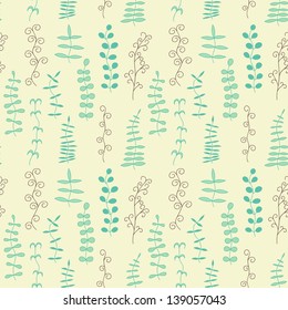Seamless pattern with leaf, abstract leaf texture, endless background.