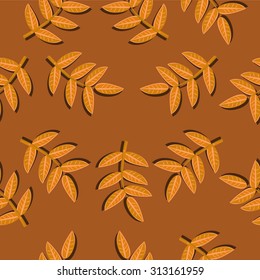 Seamless pattern with leaf, abstract leaf texture, endless background.Seamless pattern can be used for wallpaper, pattern fills, web page background, surface textures.