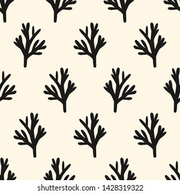 seamless pattern, leaf art background design for fabric scarf and decor