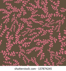 A seamless pattern with leaf. Copy that square to the side and you'll get seamlessly tiling pattern which gives the resulting image the ability to be repeated or tiled without visible seams.
