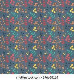 seamless pattern with leaf. Floral pattern.