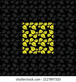 seamless pattern with leaf. indonesian batik. indonesian batik pattern vector