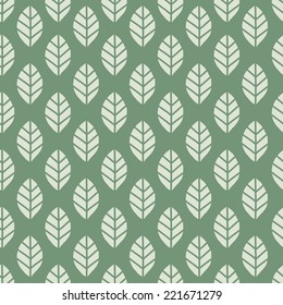 seamless pattern. leaf. oriental style