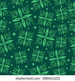 seamless pattern of leaf shape. suitable for wall decoration and background