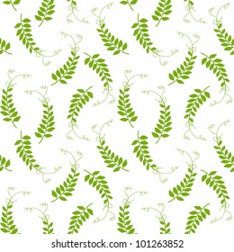 seamless pattern with leaf. vector background