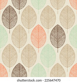 seamless pattern with leafs