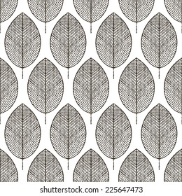 seamless pattern with leafs