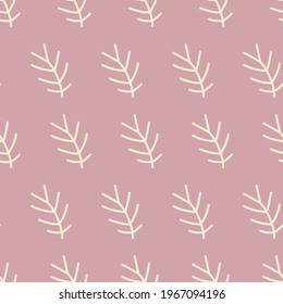 Seamless pattern with leafs. Colorful background.