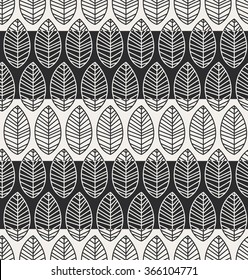 seamless pattern with leaves