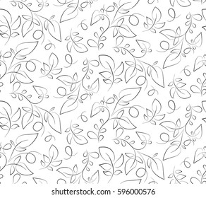Seamless  pattern leaves