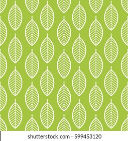 seamless pattern of leaves