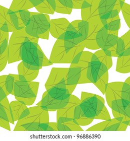 seamless pattern leaves