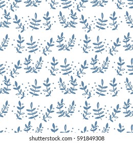 Seamless pattern with leaves. Background for poster or cover. Figure for textiles.