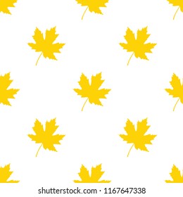 Seamless pattern with leaves. Background for your design. Vector illustration.