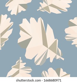 seamless pattern with leaves and flowers Background with flowers