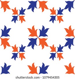 seamless pattern. Leaves pattern. Nature background. vector illustration