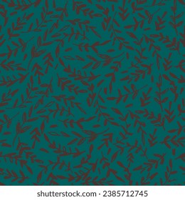 Nahtloses Muster mit Blättern auf Beige. Herbstkonzept. Für Textil-, Oberflächendesign- und andere Design-Projekte